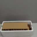 2026 Upgrade Version Tissue Box Cover | Large Square Tissue Box Holder 10" x 4" | Leather Stylish Cube Tissue Cover for Bathroom Vanity Countertop, Bedroom, Living Room, Coffee Table, Office, White