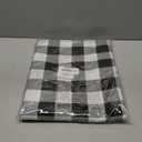 Hiasan Buffalo Plaid Tablecloth Waterproof, 2 Pack, 60 x 84 inch - Black and White Checkered Table Cloths Rectangle for Outdoor Picnic/Party/Dining