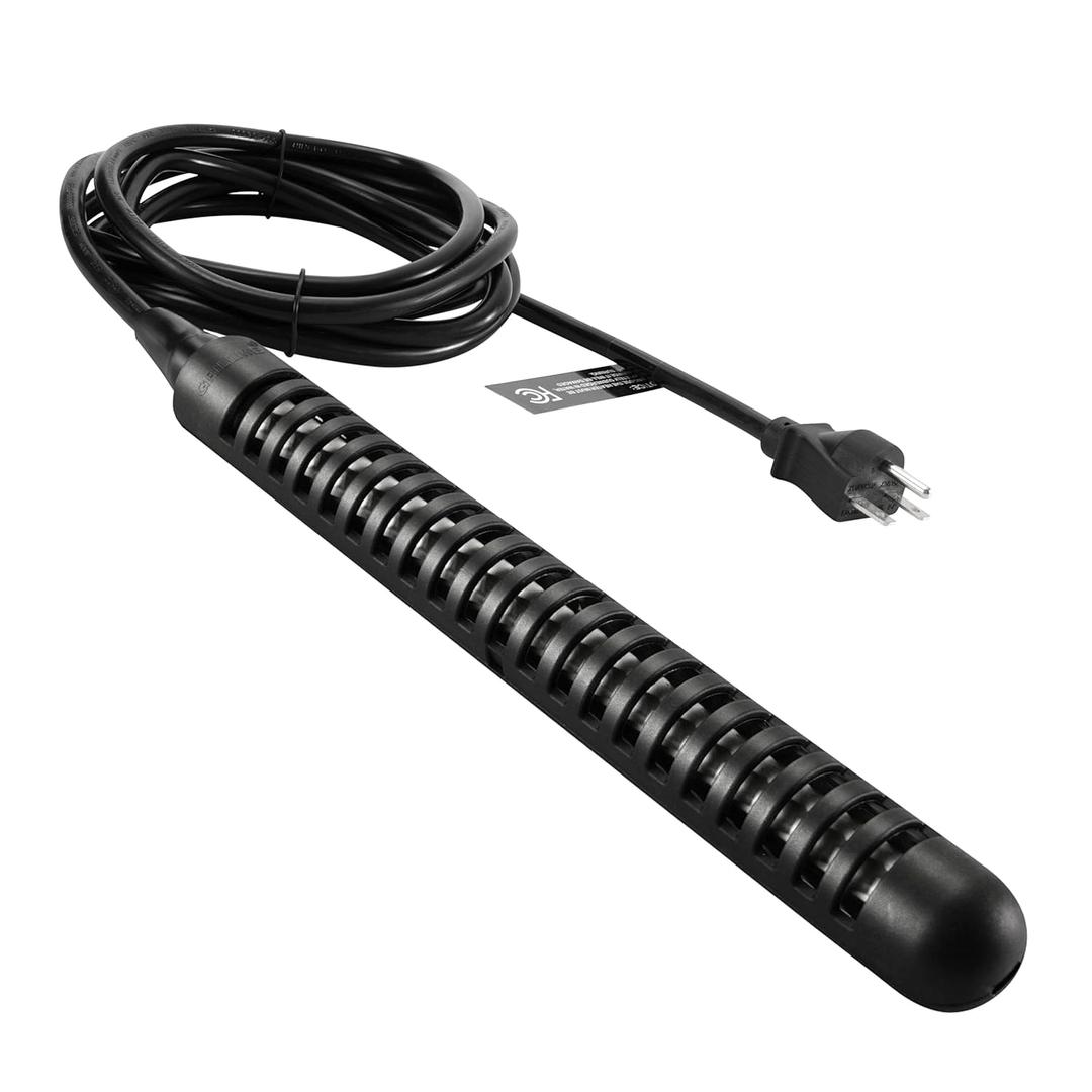 GRILLME 240V 3000W NEMA 6-15P Plug Immersion Bathtub and Swimming Pool Water Heater, Fully Submersible Portable Electric Heater, 30 Galons Bathtub Heater, 200 Galons Swimming Pool Heater, 100% Waterproof