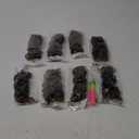 Vomella GoGo Curl Crochet Hair 8 Packs 10 Inch Water Wave Curly Crochet Hair for Black Women Ombre Brown Short Beach Curl Synthetic Deep Twist Crochet Hair Extensions T30