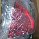 Fit for 2006-2013 Chevy Impala Tail Light Assembly Replacement Halogen Outer Rear Taillight OE Direct Replacement Brake Tail Lamp Pair Set LH+RH (with all Taillights Bulbs, Driver & Passenger Side)