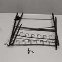 HapiRm Over Door Hat Rack - 3 Tier Wall Mounted Hat Organizer with 16 Hooks and 10 Movable Clips, Baseball Cap Organizer Storage Holds up to 26 Caps for Door, Bedroom, Closet USPTO Patent Pending (Black)