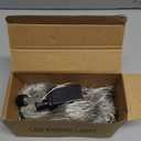 YEGUO Net Lights Outdoor Mesh Lights, 12ft x 5ft 360 LED Warm White Valentines Light Outdoor Waterproof, 8 Modes Connectable Clear Wire Christmas Bush Light Plug in