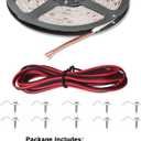 Pontoon Boat Light, Marine Led Light Strip for Duck Jon Bass Boat Sailboat Kayak Flex Lighting for Boat Deck Light Accent Light Courtesy Interior Lights Fishing Night, White, 12v (5m (16.4ft))