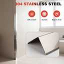 304 Stainless Steel Wall Corner Guard 2 x 2 x 48 inch, Pack of 10 Metal Wall Corner Protector with 90-Degree Angle for Wall Protection and Decoration (10)