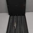 SpaceAid Bamboo Coffee Pod Holder Drawer Storage Compatible with Nespresso Vertuo Capsules, Coffee Station Accessories Holder Organizer Tray Compatible with 40 Big or 56 Small Pods, Black (12.8"W x 15.6"D)