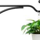 Outdoor Plant Hanging Hooks for Wall: 11 Inch Black Metal Bracket for Hanging Baskets, Bird Feeders, Wind Chimes, Flower Baskets, Yoga Mat, Lanterns. 1 Pack