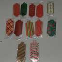 GYDbow 12pcs 4.5 Inch Christmas Pull Bows  Stylish Satin Ribbon Bows in Gold, Red & Green  Perfect for Gift Wrapping, Present Decor & Holiday Baskets