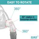 Replacement Swivel Elbow Connector for Airfit F20 F30, H/SA FSA Eligible CPAP Supplies, One pack, ItAll Supplies