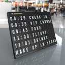 Locomocean Airport-Style Custom Message Board - Personalized Flight Arrivals and Departures Sign