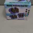 Wemfg Kids Protective Gear Set Knee Pads for Kids 3-14 Years Toddler Knee and Elbow Pads with Wrist Guards 3 in 1 for Skating Cycling Bike Rollerblading Scooter (Green)