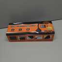 Grill Brush Bristle Free, Grill Brush with 5 Replacement Heads, Grill Cleaner Brush for Outdoor Grill, Cast Iron, Stainless Steel Grates, Grill Scraper Outdoor BBQ Grill, Dad Father Gift, Black