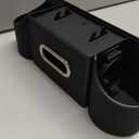 Back Seat Car Organizer,4 in 1 Multifunctional Car Back Seat Storage Box with Drink Cup Holder Tissue Box, for Hold Phone,Snacks, Drinks, Handbag-Black