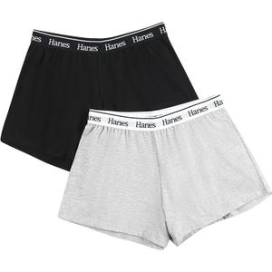 Hanes Womens Originals Sleep Shorts, Comfywear Lounge Shorts M