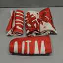 DIYDEC 4PCS Christmas Pillow Covers 18x18 inch Winter Throw Pillow Covers Red Christmas Tree Snowflake Pillow Covers Hello Winter Holly Jolly Decor Cushion Case for Holiday Home Sofa Couch