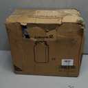 Folinstall 2 Pack 1.5 Gallon Glass Jar with Airtight Lid, 192 oz Square Wide Mouth Mason Jars with Stainless Steel Handle, Large Glass Storage Containers for Canning, Flour, Sugar, Rice, Pickled Eggs