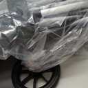 Pet Stroller for Small/Medium Dogs Cats up to 40lbs with 4 Wheels -Zipperless Entry, Easy Fold, Detachable Carrier, Large Capacity Storage Basket (Grey)