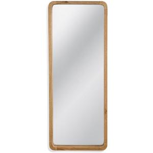 Bethanty Wall Mirror in Natural Brown Wood