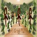 XunYee 50 Pcs Jungle Theme Party Decoration Tropical Rainforest Safari Party Decor Hanging Monkey Stuffed Pothos Vines Netting Palm Leaf for Rainforest Theme Birthday Classroom Decor