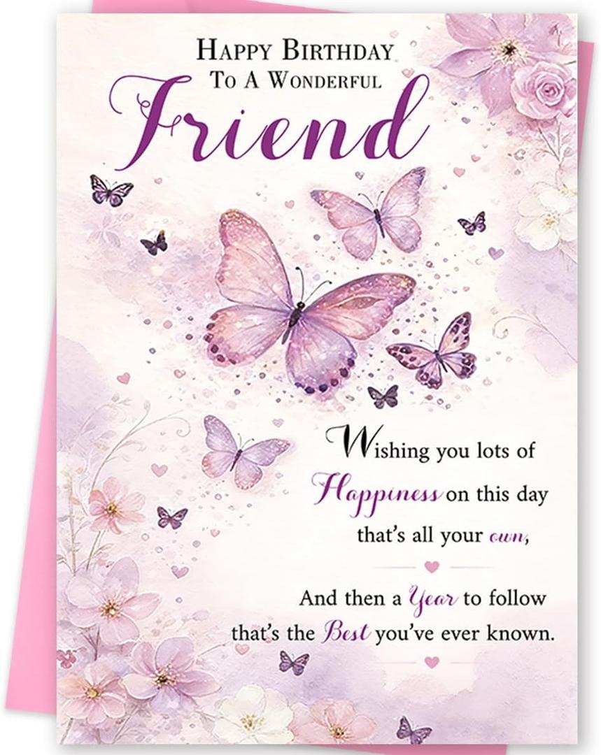 7 x Birthday Card for Friend
