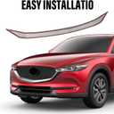 Hood Deflector Hood Protector for Mazda CX-5 2025-2017 Gloss Black