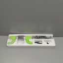 Tevlaphee Steering Wheel Lock, Car Lock Anti Theft Keyless Extendable Retractable Password 5 Coded Combination Lock, Heavy Duty Universal Fit (Green)