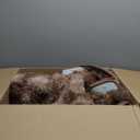 Noahas Large Fluffy 6x9 Area Rugs for Living Room Bedroom,Tie-Dyed Brown Thick Shag Throw Rug,Big Soft Shaggy Bedside Non-Slip Plush Dorm Nursery Kids Carpet