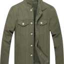 Denim Jeans Jackets For Slim Fit Destroyed Distressed Fashion Ripped Vintage Coat Jeans Jacket (Green, XXXL)