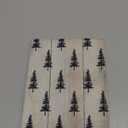 Artoid Mode Beige Xmas Tree Christmas Table Runner, Seasonal Winter Kitchen Dining Table Decoration for Home Party Decor 13x72 Inch