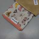 Tiny Twinkle Splat Mat for Under High Chair or Table | 51" x 51" Waterproof & Mess-Proof High Chair Mat for Baby, Machine Washable for Mealtime or Art (Flutter)