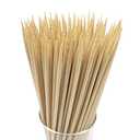 HOPELF 4" Natural Bamboo Skewers Sticks for Appetiser，Fruit，Cocktail，Kabob，Chocolate Fountain，Grilling，Barbecue，Kitchen，Crafting.More Size Choices 4"(500 PCS)