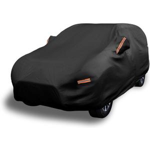 EzyShade 10-Layer SUV Car Cover Waterproof All Weather. See Vehicle Size-Chart for Accurate Fit. Outdoor Full Exterior Covers for Automobiles Heavy Duty Jeep Rav4 CRV. Black, Size S1 (See SizeChart)