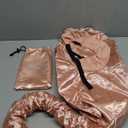 Hair Dryer Bonnet for Women, Large Hooded Attachment for Long Curly Braided Hair, Speeds Up Drying & Deep Conditioning, Fits All Head Sizes, Rose Gold (Extra Large)