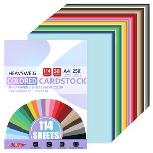 OcePor 100 Sheets Christmas Green Cardstock Paper, Colored Printer Paper 8.5 x 11, Card Stock Thick Construction for Craft,ScrapbookOffice Printing, Invitations, Certificates92 lb/250gsm