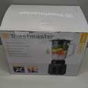 Toastmaster 5 Speed Blender with 48-oz Plastic Jar - Kitchen Blender with Stainless Steel Blades - For Fruit Smoothies & More - Multiple Speeds & Pour-Through Lid