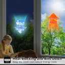 Lmlpt One Way Window Film Privacy See Out Not in Windows Tint for Home Sun UV Blocking Dark Glass Tinting Films Heat Insulation Self-Adhesive Mirror Door Coverings Sticker,Magic Black,29.5X118.1inch, 29.53 inch x 9.84 feet