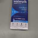 Waterpik Cordless Pulse 3100 Rechargeable Portable Water Flosser for Teeth, Gums, Braces Care and Travel with 2 Flossing Tips, Waterproof for Shower Use, ADA Accepted, WF-20 Blue