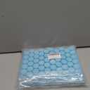 3 Pcs Round Chocolate Silicone Molds for Candy, Gummy, Caramels, Ganache, Ice Cubes, 55 Cavity Per Piece, Blue