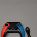 Wireless Switch Controller for Nintendo Switch/Switch 2/Lite/OLED Controller, Switch Controller with a Mouse Touch Feeling on Back Buttons, Extra Switch Pro Controller with Wake-up,Programmable, Turbo Function (Red+Blue)