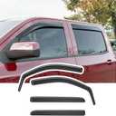 Xipoo Side Window Visor Deflector Compatible with 2014-2018 Chevy Silverado GMC Sierra 1500 Crew Cab Replacement for 2014-2018 Silverado Accessories