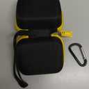 Comecase Case Compatible with DEWALT Wearable Bluetooth Speaker, Magnetic Clip-On Wireless Portable Mini Speaker Storage Holder Bag (Box Only) (Inside Black)