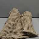 MIULEE Set of 2 Waffle Bathroom Rugs, Boho Bath Rugs Non Slip Washable, Super Absorbent Bath Mats, Ultra Soft Rubber Backed Shower Mats for Bathroom Floor, Tub, Brown, 17"x24"+17"x48"