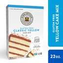 King Arthur, Gluten-Free Yellow Cake Mix, Gluten-Free, Non-GMO Project Verified, Certified Kosher, Non-Dairy, 22 Ounces (BBD 10/02/2026)