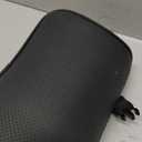 Memory Foam Car Neck Pillow Soft Leather Headrest for Driving Home Office Black (1PC)