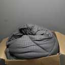 Mattress Topper Queen,Extra Thick Mattress Pad Cover for Back Pain,Cooling Mattress Protector with 8-21 Inch Deep Pocket,Overfilled Down Alternative Filling,Grey