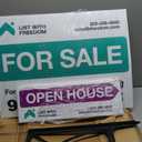 2 Pack ListWithFreedom "For Sale" and "Open House" Stands,  Sign with Stakes, For Sale  Signs for Real Estate, Yard Sign for Home House Real Estate