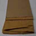 OWENIE Gold Sheer Curtains 84 Inch Length 2 Panels Set, Light Filtering Voile Fimly Sheer Drapes for Living Room/Bedroom, 2pcs, Gold Solid Rod Pocket Sheer Curtains, Each 42" W x 84" L