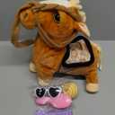 Marsjoy Walking Pony Toy Musical Singing Dancing Plush Interactive Pony Walk Along Horse with Leash Plush Stuffed Animal Shaking Head Buttocks Toy for Boy & Girl Kid Ages 3+ H: 11.81"