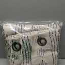 jinchan 95% Blackout Boho Curtains 84 Inches Long for Bedroom Living Room Blue on Beige Geometric Printed Grommet Top Room Darkening Thermal Insulated Window Drapes 2 Panels