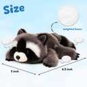 Adorable Raccoon Stuffed Animal Soft Raccoon Plush Toy Cute Birthday Gifts for Boys Girls Kids Toddlers